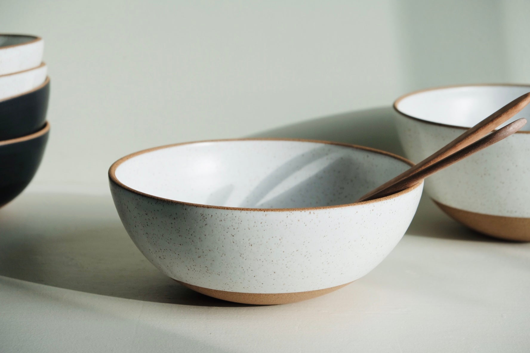 Medium Deep Serving Bowl | Durable Stoneware