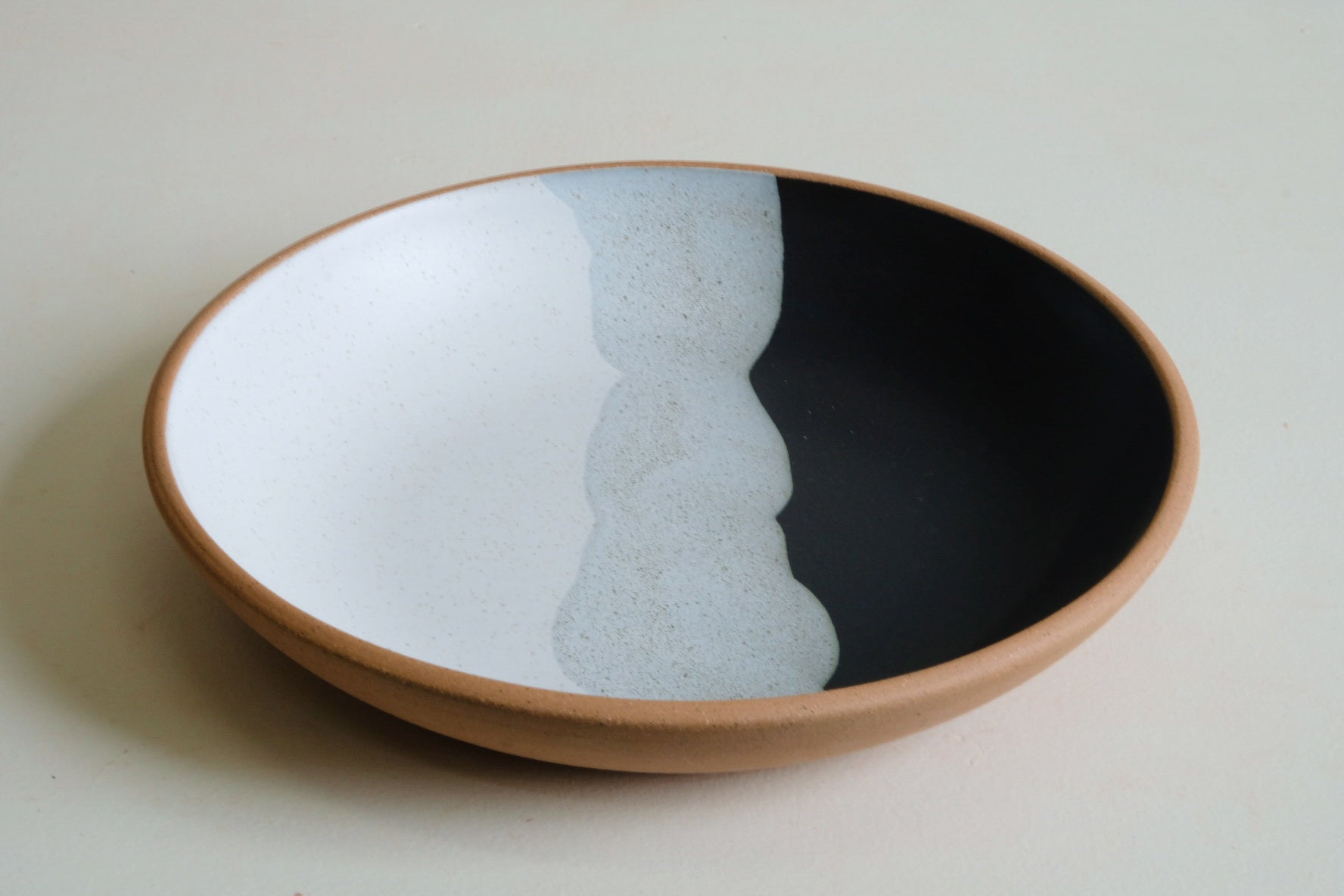 Large Serving Dish in Black Sand | Wolf Ceramics