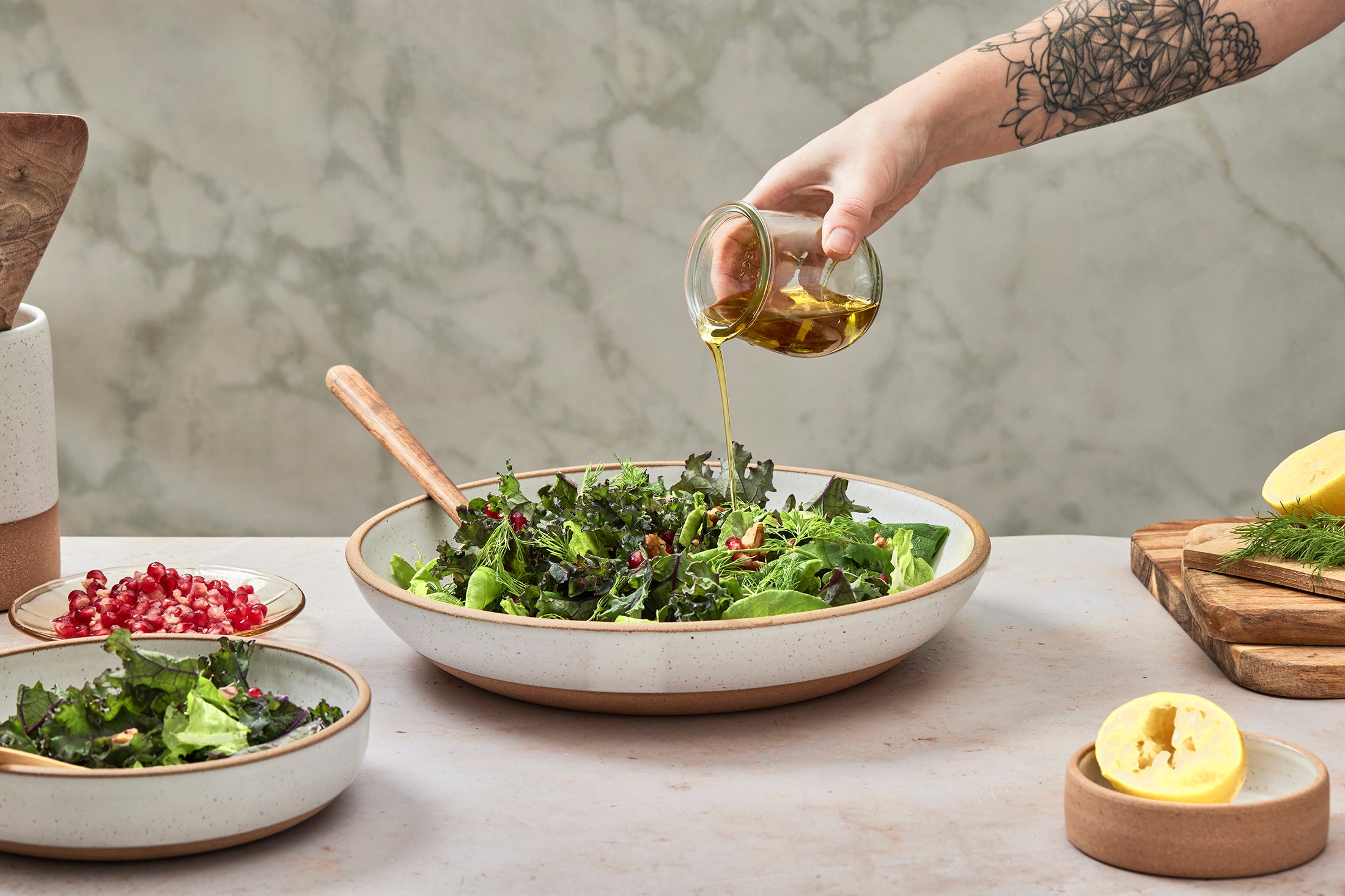 Large Serving Dish | Ceramic Serving Bowl | Wolf Ceramics | White