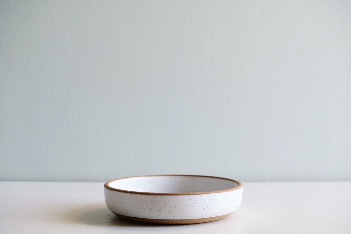 Kansas City Hummus Bowl | Wolf Ceramics | White